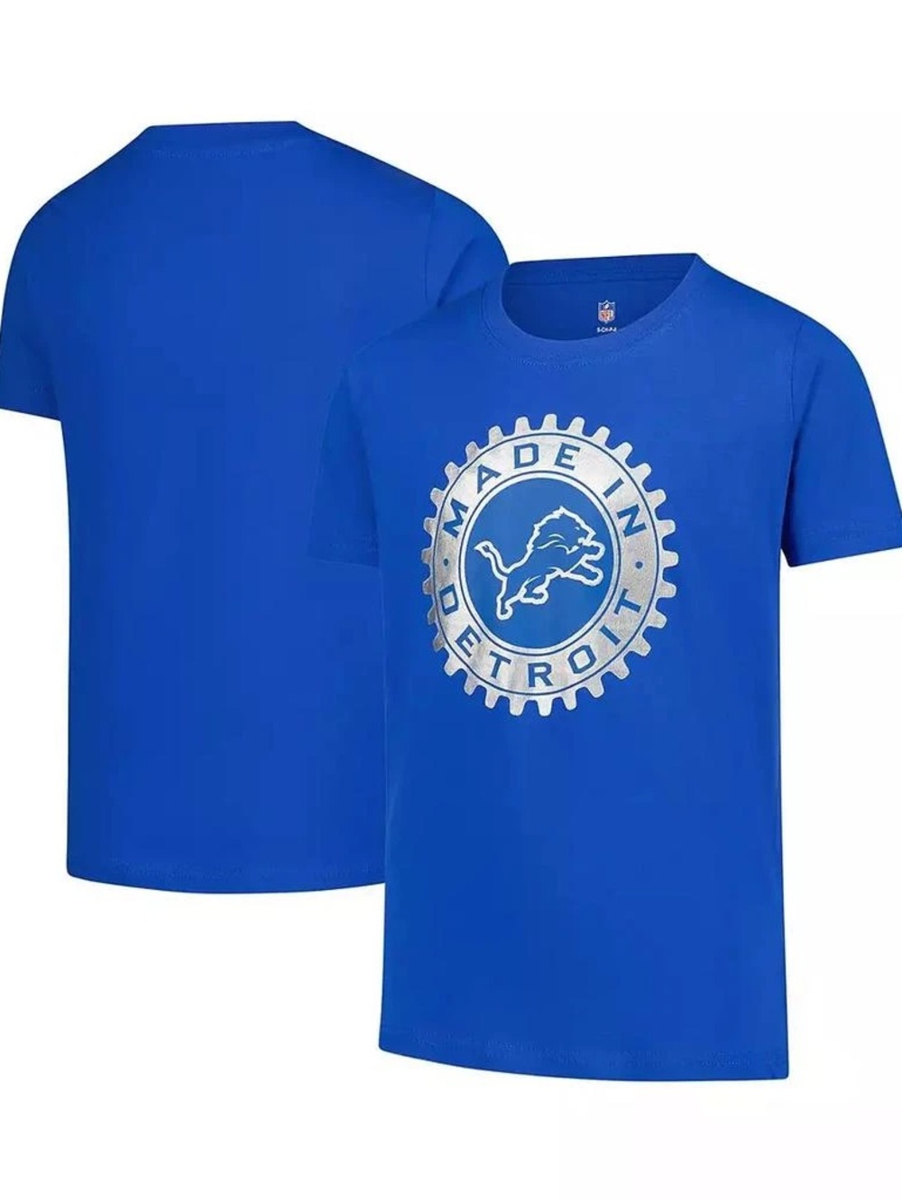 Detroit Lions Blue Team Spirit T-Shirt